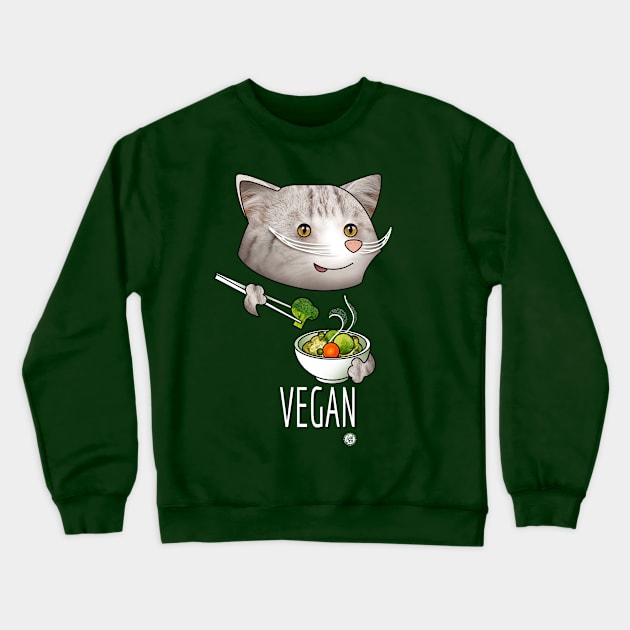 Vegan Crewneck Sweatshirt by goldengallery